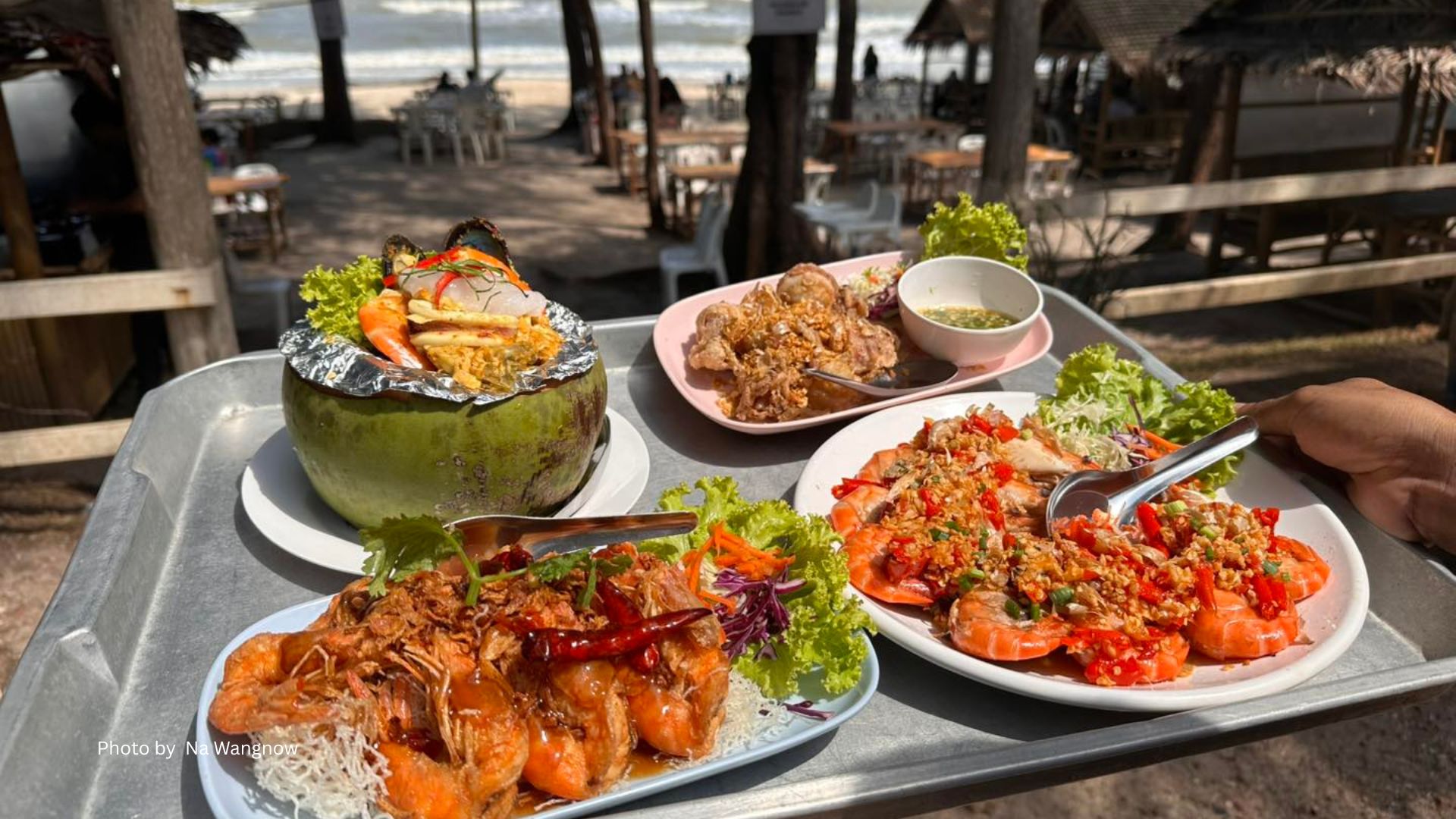 halal camping and seafood nathap